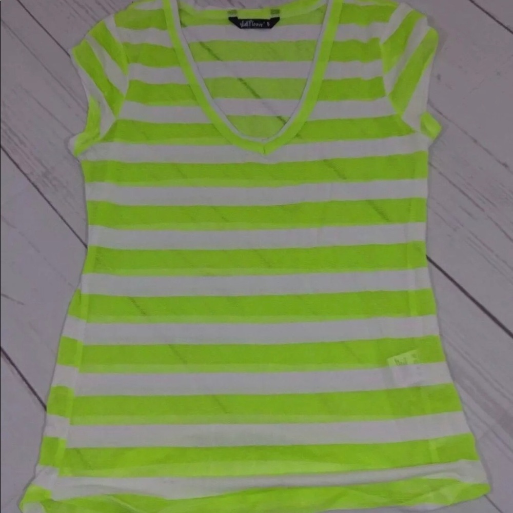 Wallflower neon green shirt (runs very small)